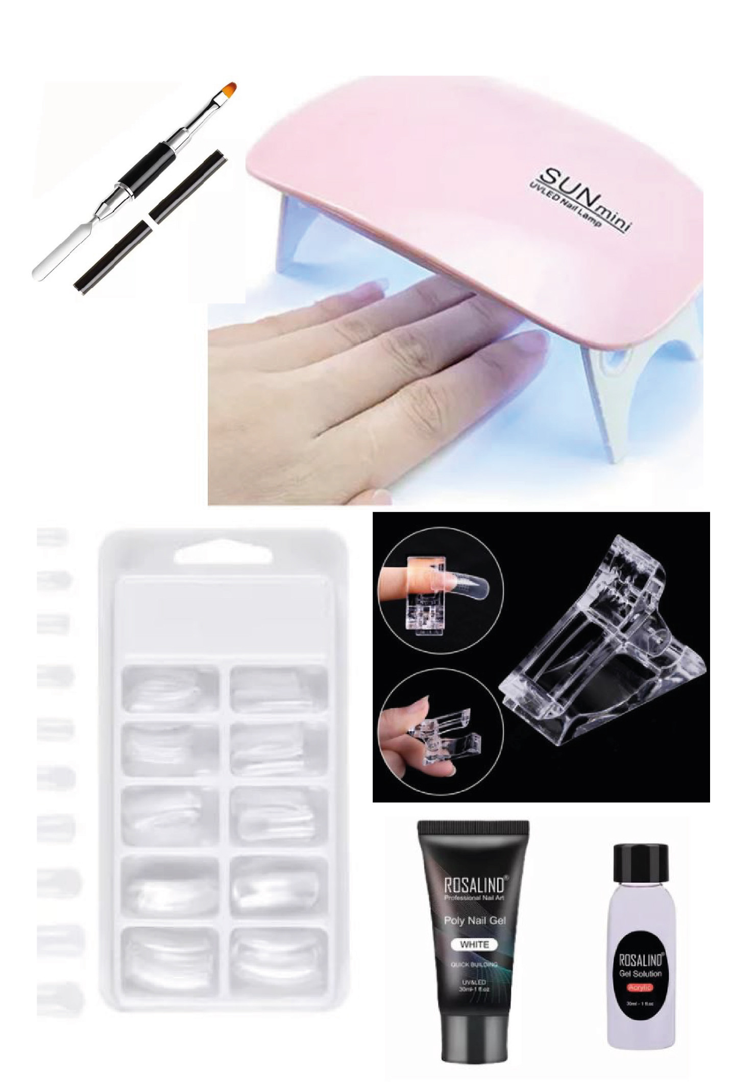 Miniatura 6 de KIT UÑAS POLI GEL DE INICIO